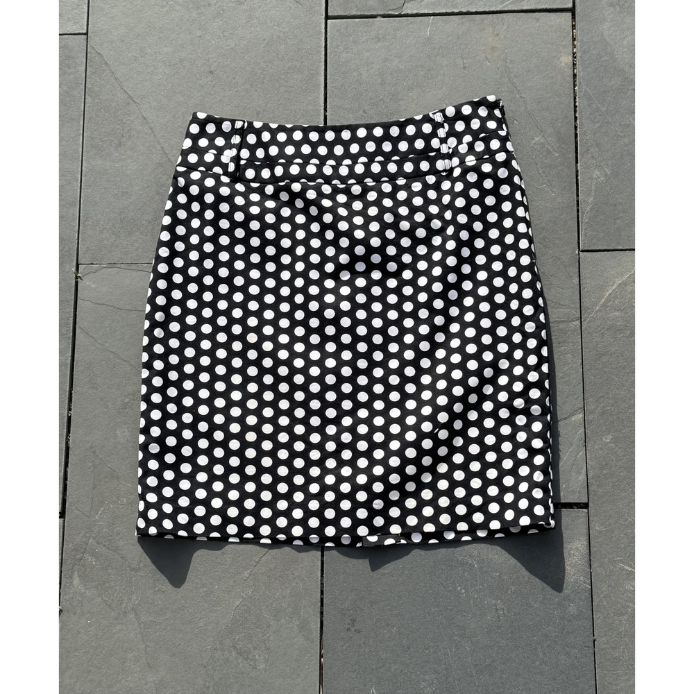 Rafaella Black and White Womens polka dot skirt Size‎ 8